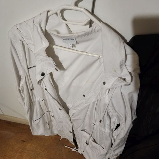 White witchery jacket size 12