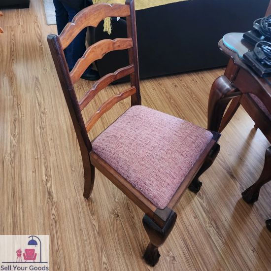 Dining table and six chairs - Image 2