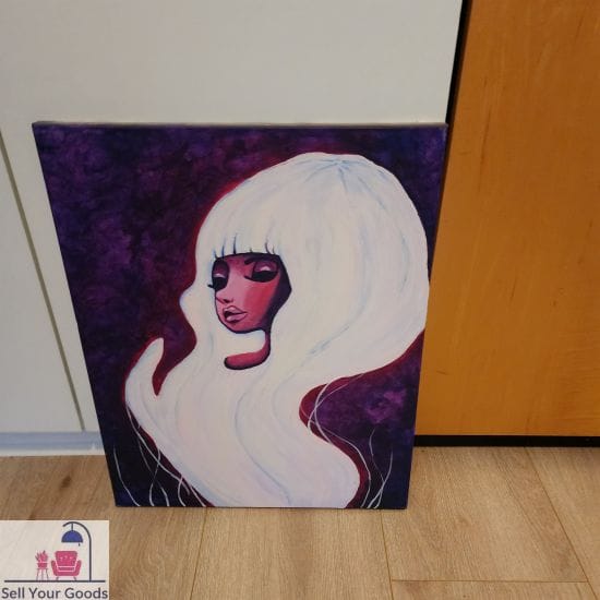Lady painting