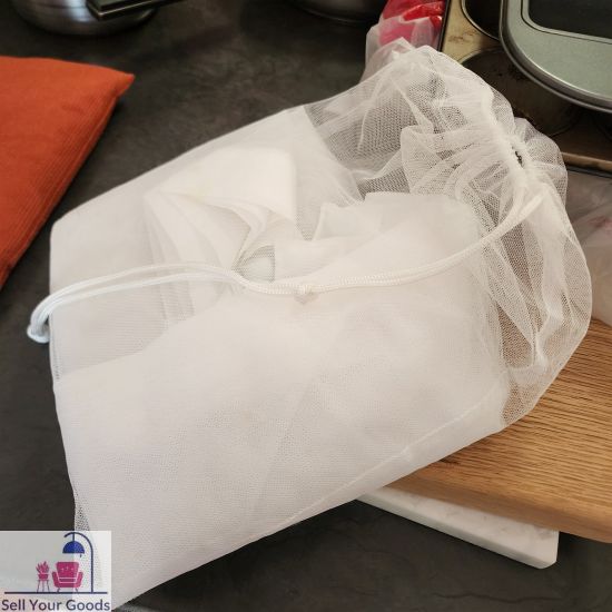 Large food net with weighted corners