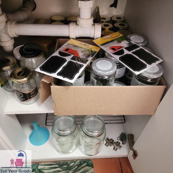 Storage jars and labels