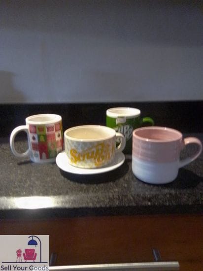 Various mugs