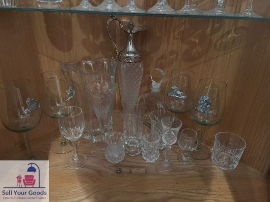 Joblot Crystal Glasses and Decanters