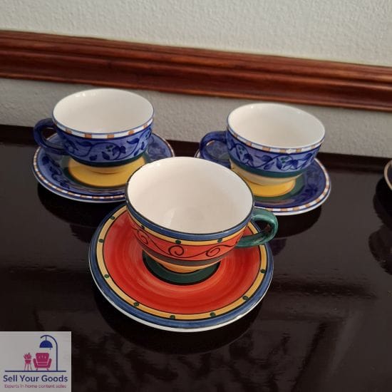 Tea-for-Three Hand Painted