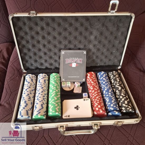 Poker Chips in a Case