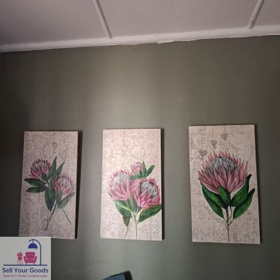 Set of 5 Protea Pictures