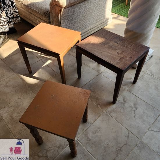Three occasional tables