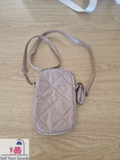 Quilted cellphone cross body bag