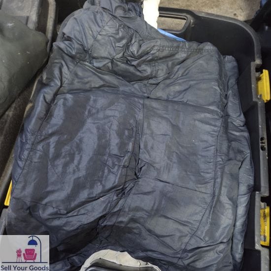 Blue sleeping bag