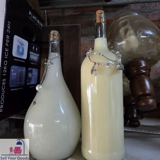 Two bottles bubble bath