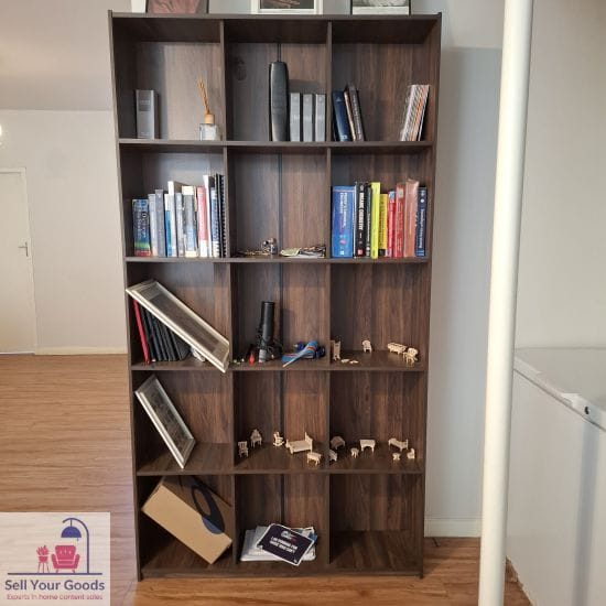 Bookshelf Black 120(w) x 30 (d) x 210 (h)cm