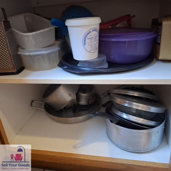 Joblot Pots and Pans and Plasticware