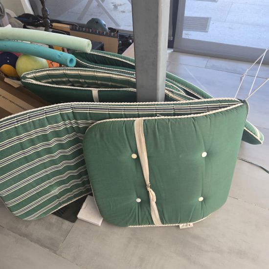 Three lounger cushions