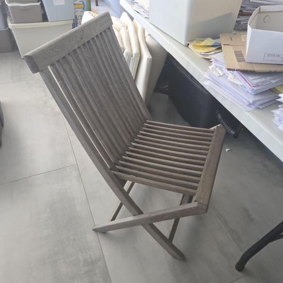 Four seater wooden patio set - Image 3