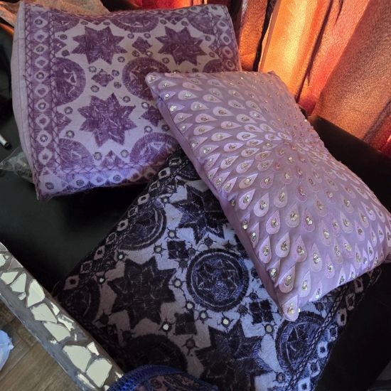 Three cushions