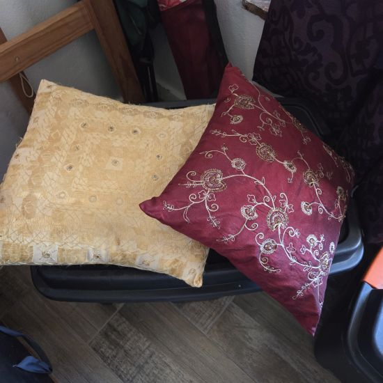 Red & Gold cushions