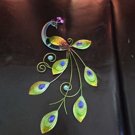Peacock wall decor