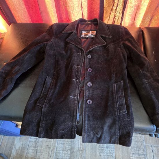 Suede coat size Medium