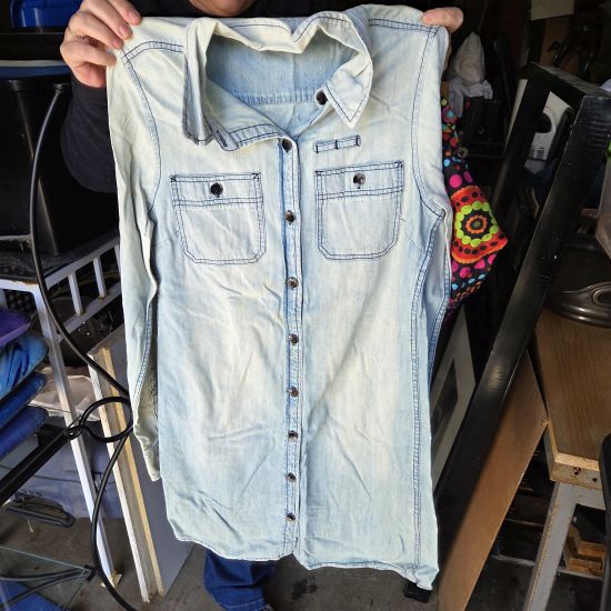 Denim dress size extra small