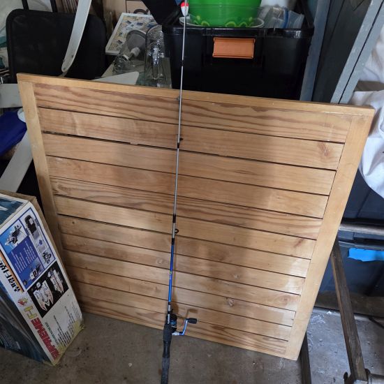 Two fishing nets and fishing reel - Image 2