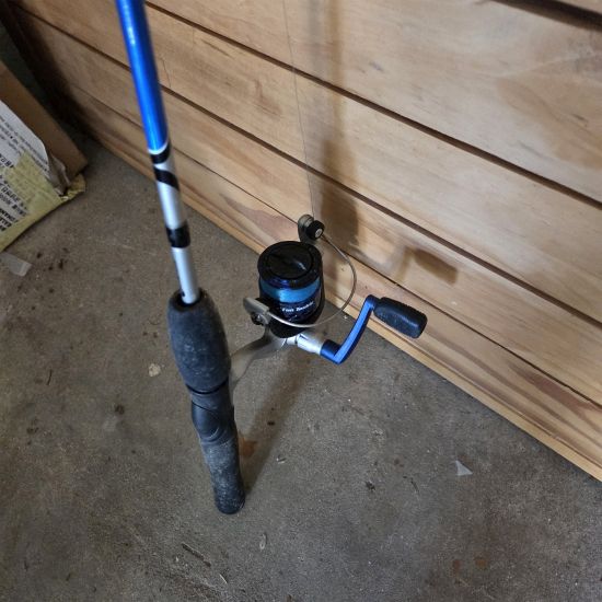 Two fishing nets and fishing reel - Image 3