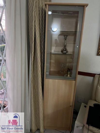 Cabinet with Glass with Consealed lights